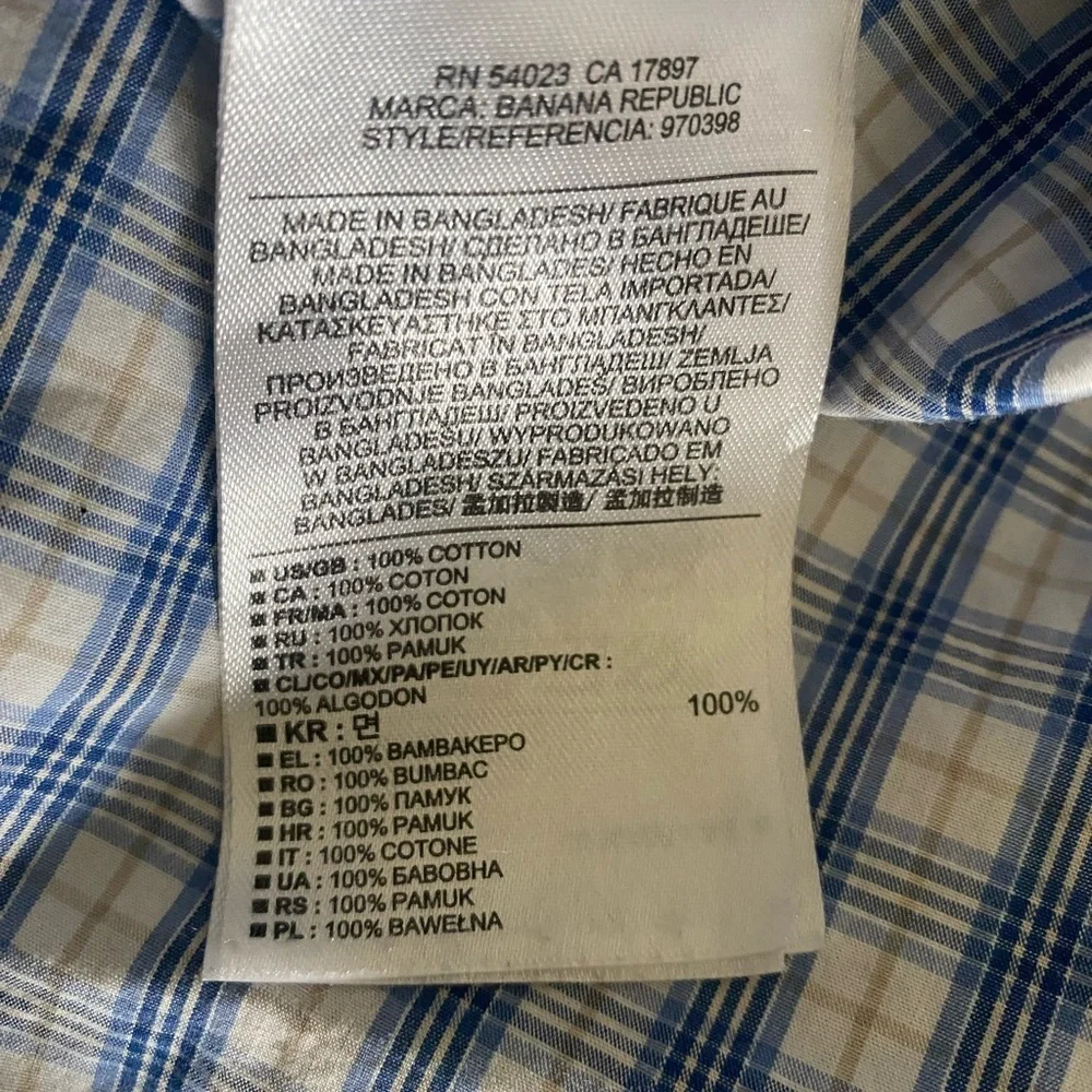 Banana Republic  Men's Shirt Small Slim Fit